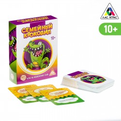 Игра «Семейный Крокодил» на объяснение слов, 70 карт, 10+ 